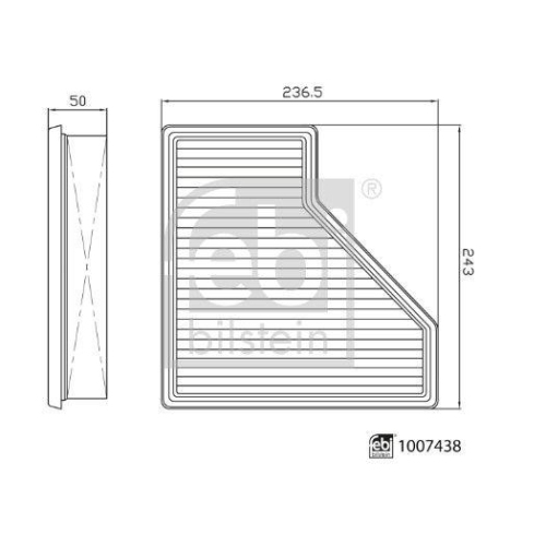 FEBI BILSTEIN Luftfilter 1007438