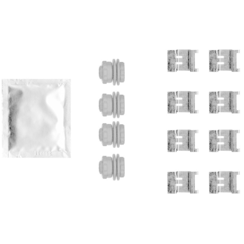 TEXTAR Zubeh&ouml;rsatz, Scheibenbremsbelag 82552500