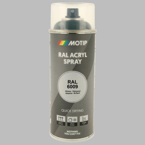 MOTIP Lack RAL 6009 tannengr&uuml;n hochglanz 400 ml 07123