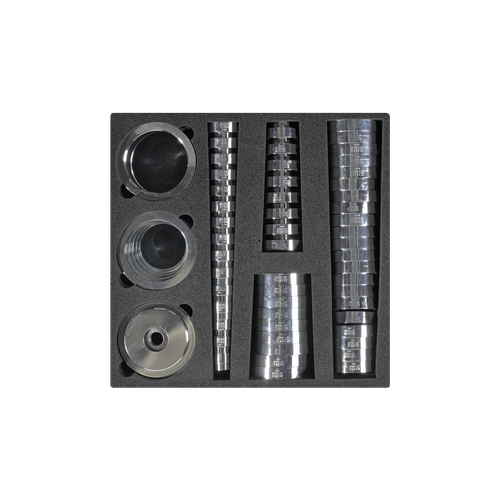 SAUER Werkstattwagensortiment, Radlager, 60-teilig SW Stahl 80150400