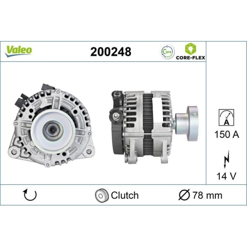VALEO Generator VALEO CORE-FLEX 200248