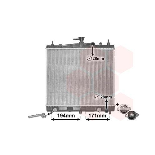 VAN WEZEL K&uuml;hler, Motork&uuml;hlung *** IR PLUS *** 13002248