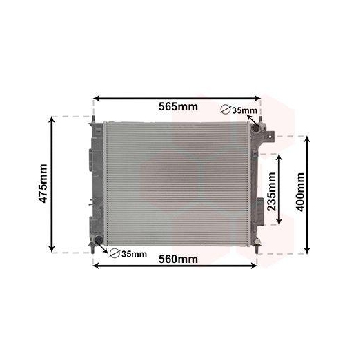 VAN WEZEL K&uuml;hler, Motork&uuml;hlung 83012721