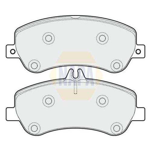 NAPA Bremsbelagsatz, Scheibenbremse NAPA NBP1359