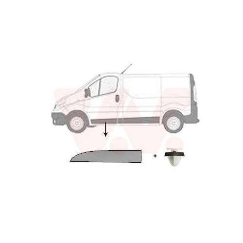 VAN WEZEL Zier-/Schutzleiste, T&uuml;r 4396401