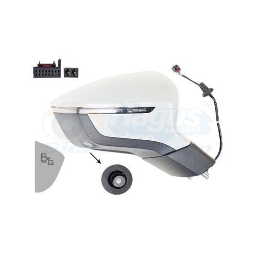 VAN WEZEL Au&szlig;enspiegel * HAGUS * 4907828