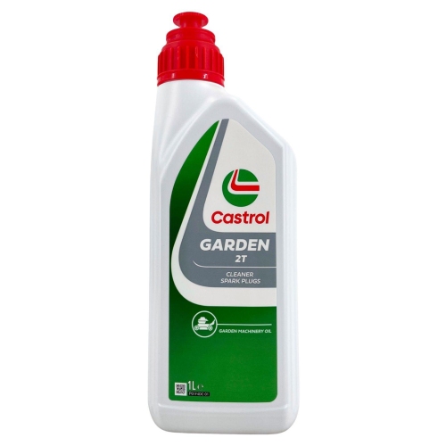 Castrol Garden 2T Motor&ouml;l API TC Gartenger&auml;te Rasenm&auml;her 1 Liter Flasche 15F1C4