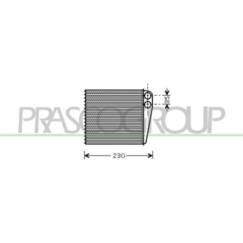 PRASCO W&auml;rmetauscher, Innenraumheizung PrascoSelection VG055H001