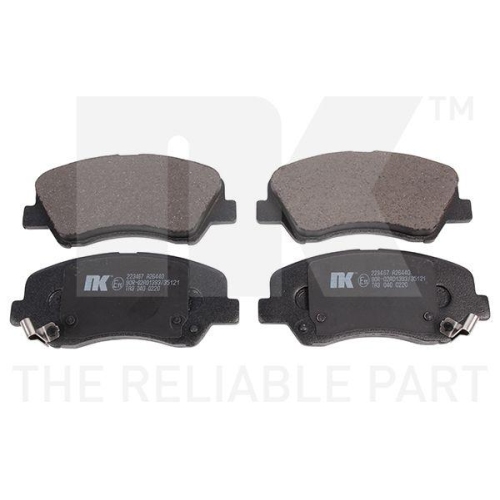 NK Bremsbelagsatz, Scheibenbremse 223467