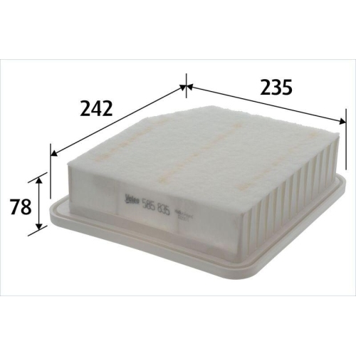 VALEO Luftfilter 585835
