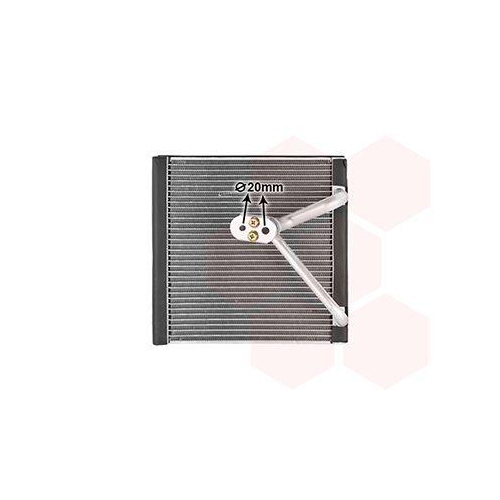 VAN WEZEL Verdampfer, Klimaanlage 8201V703