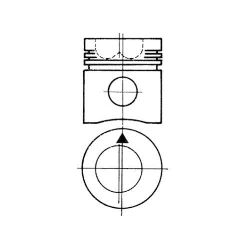 KOLBENSCHMIDT Kolben 93253600