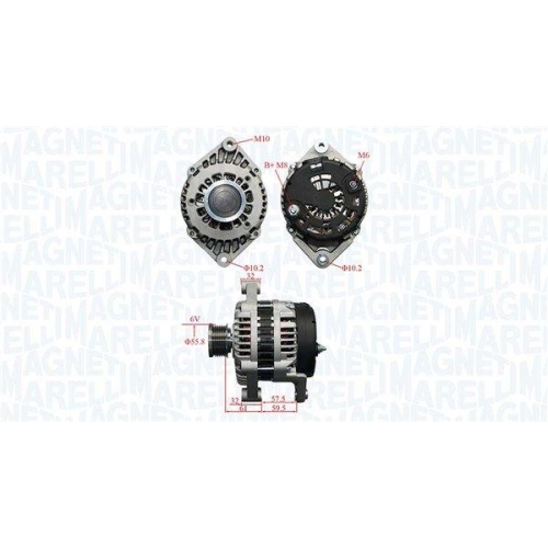 MAGNETI MARELLI Generator 063735380010