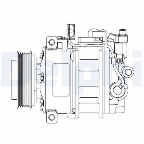 DELPHI Kompressor, Klimaanlage CS20522