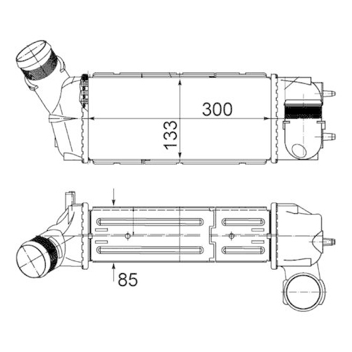 MAHLE Ladeluftk&uuml;hler BEHR CI 493 000S