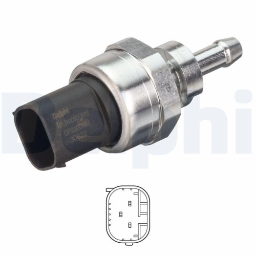 DELPHI Sensor, Abgasdruck DPS00030-12B1