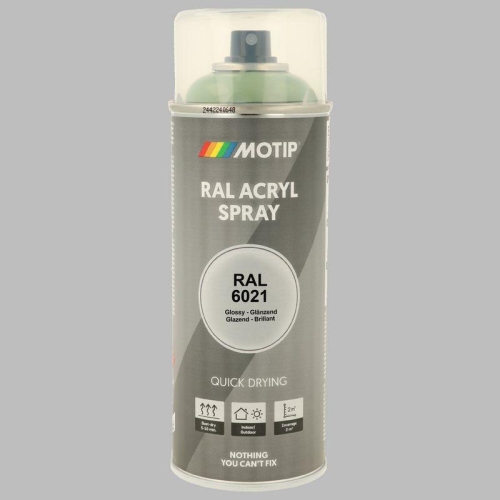 MOTIP Lack RAL 6021 blassgr&uuml;n hochglanz 400 ml 07131