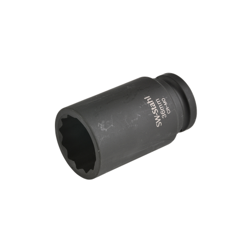 IMPACT-Steckschl&uuml;sseleinsatz, 3/4", Zw&ouml;lfkant, 36 mm, tief Zoll SW Stahl
