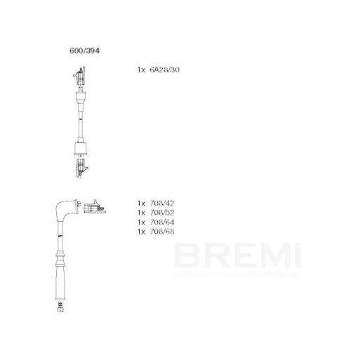 BREMI Z&uuml;ndleitungssatz 600/394