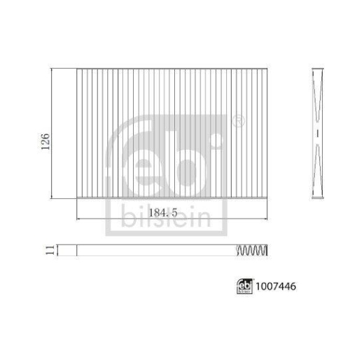 FEBI BILSTEIN Filter, Innenraumluft 1007446