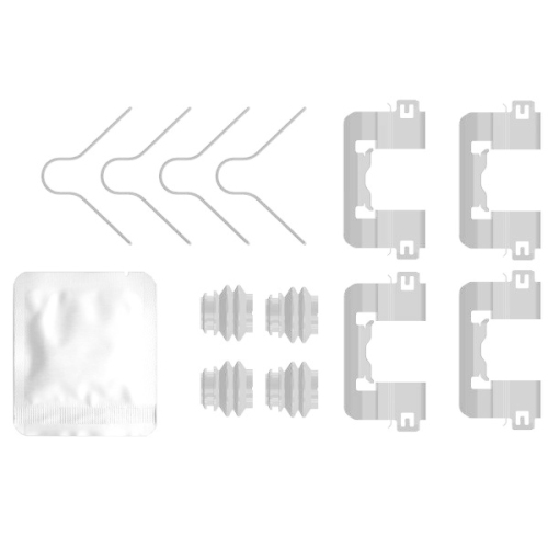 TEXTAR Zubeh&ouml;rsatz, Scheibenbremsbelag 82553700