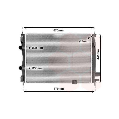 VAN WEZEL K&uuml;hler, Motork&uuml;hlung 13002287