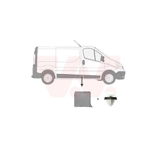 VAN WEZEL Zier-/Schutzleiste, Seitenwand ** Equipart ** 4396404