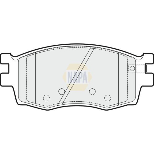 NAPA Bremsbelagsatz, Scheibenbremse NAPA NBP1368