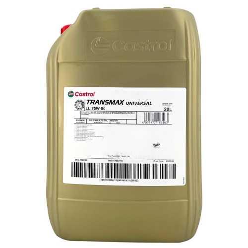Getriebe&ouml;l Castrol Transmax Universal LL 75W-90 GL-4 Gl-5 API MT-1 - 20 Liter
