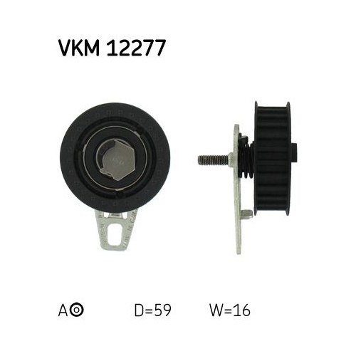 SKF Spannrolle, Zahnriemen VKM 12277