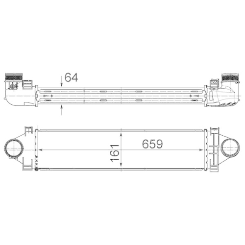 MAHLE Ladeluftk&uuml;hler BEHR CI 501 000S