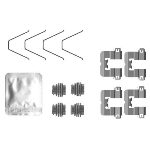 TEXTAR Zubeh&ouml;rsatz, Scheibenbremsbelag 82553800