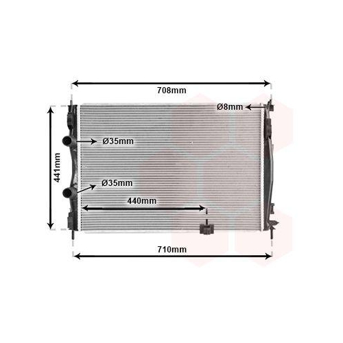 VAN WEZEL K&uuml;hler, Motork&uuml;hlung 13002288