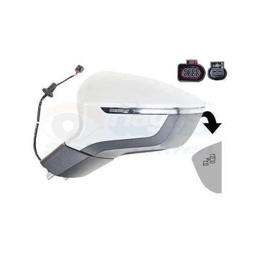 VAN WEZEL Au&szlig;enspiegel * HAGUS * 4929815