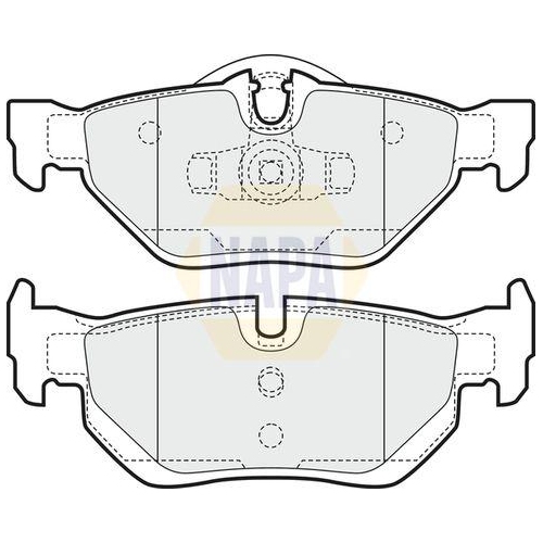 NAPA Bremsbelagsatz, Scheibenbremse NAPA NBP1369