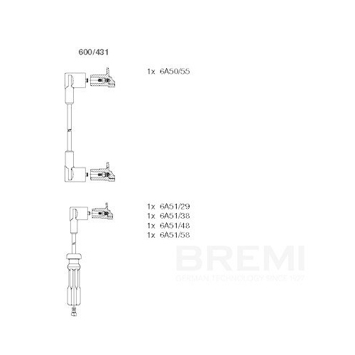 BREMI Z&uuml;ndleitungssatz 600/431