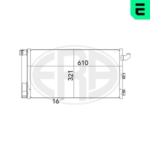 ERA Kondensator, Klimaanlage 667005