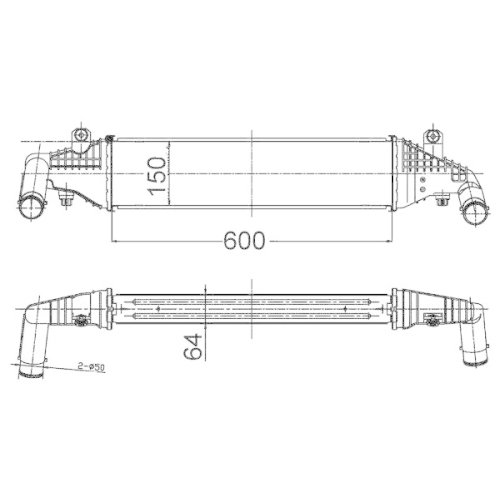 MAHLE Ladeluftk&uuml;hler BEHR CI 504 000S