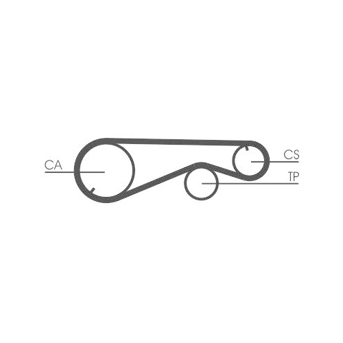 CONTINENTAL CTAM Zahnriemen CT673