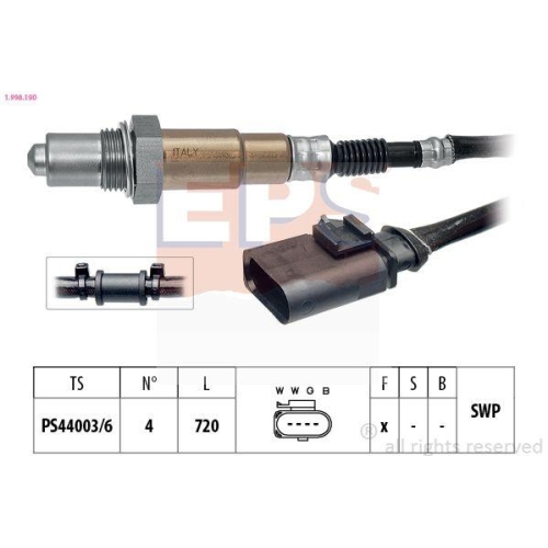 EPS Lambdasonde Made in Italy - OE Equivalent