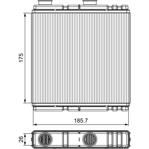 VALEO W&auml;rmetauscher, Innenraumheizung 811543