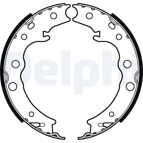DELPHI Bremsbackensatz LS2125