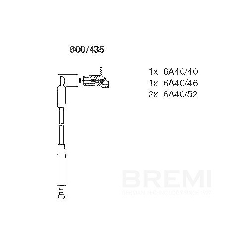 BREMI Z&uuml;ndleitungssatz 600/435