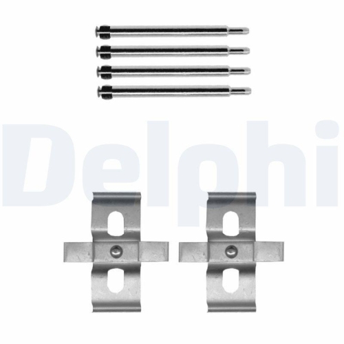 DELPHI Zubehörsatz, Scheibenbremsbelag LX0737