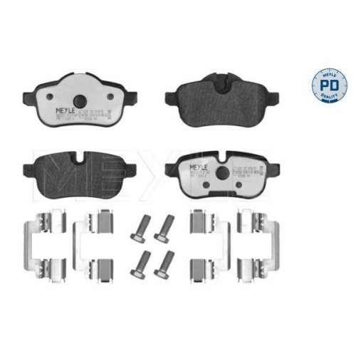 MEYLE Bremsbelagsatz, Scheibenbremse MEYLE-PD: Advanced performance and design. 025 245 5918/PD