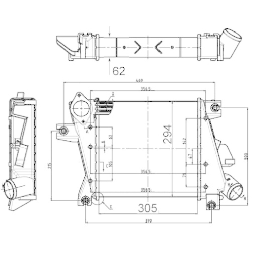 MAHLE Ladeluftkühler BEHR CI 508 000S