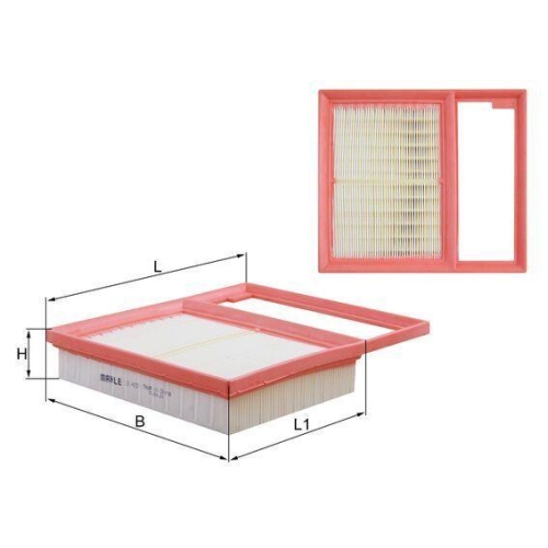 MAHLE Luftfilter LX 4157