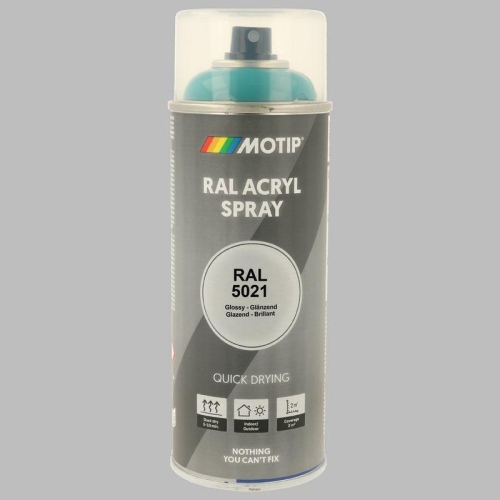 MOTIP Lack RAL 5021 wasserblau hochglanz 400 ml 07137