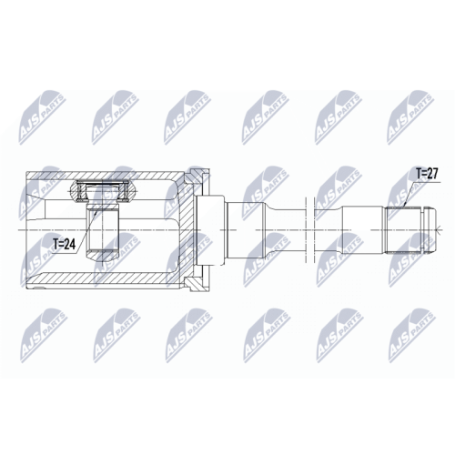 NTY Gelenksatz, Antriebswelle NPW-BM-063