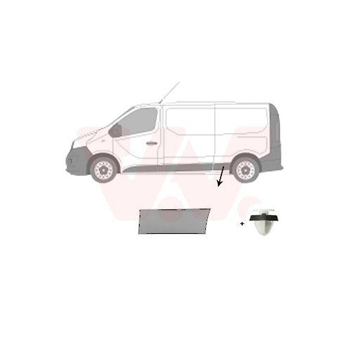 VAN WEZEL Zier-/Schutzleiste, Seitenwand 4396407